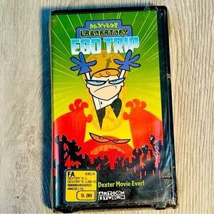 RARE FACTORY SEALED Dexters Laboratory Ego Trip VHS Clamshell Cartoon Network
